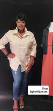 Load image into Gallery viewer, Desert Sand Button Down ( Curvy)
