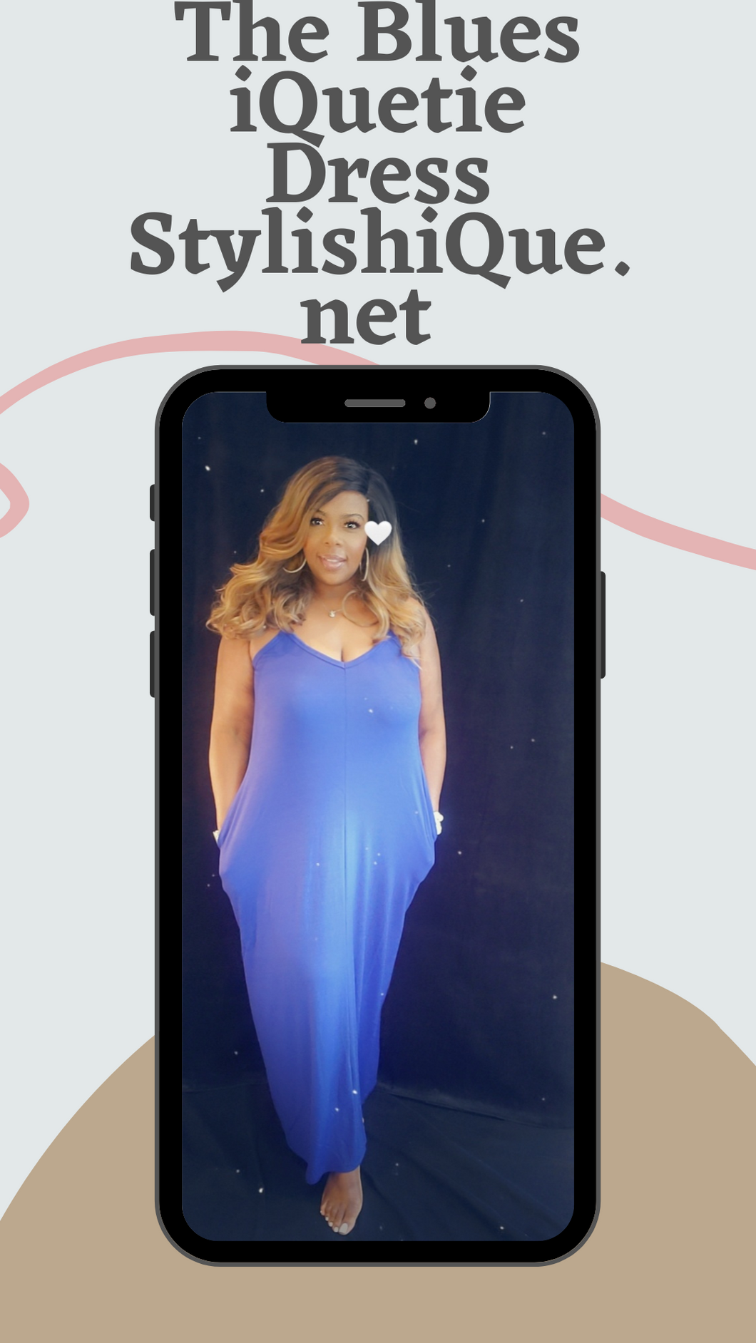 The Blues -iQuetie Dress