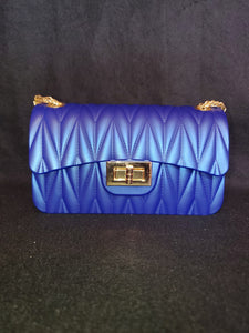 Jelly Let's Jam Purse- Small (Royalty Blue Pearl Finish)