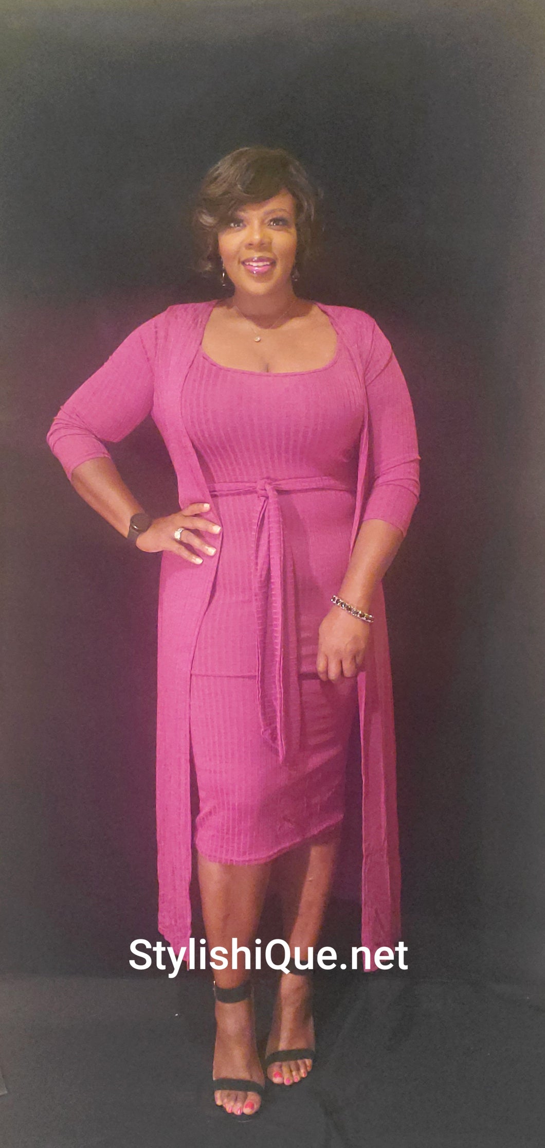 Boysenberry Babe 2pc  Dress Set -