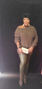 Butter Me Up Popcorn Sweater (Olive Woods)