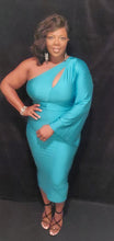 Load image into Gallery viewer, Bougie Brunch Midi Dress (Curvy)
