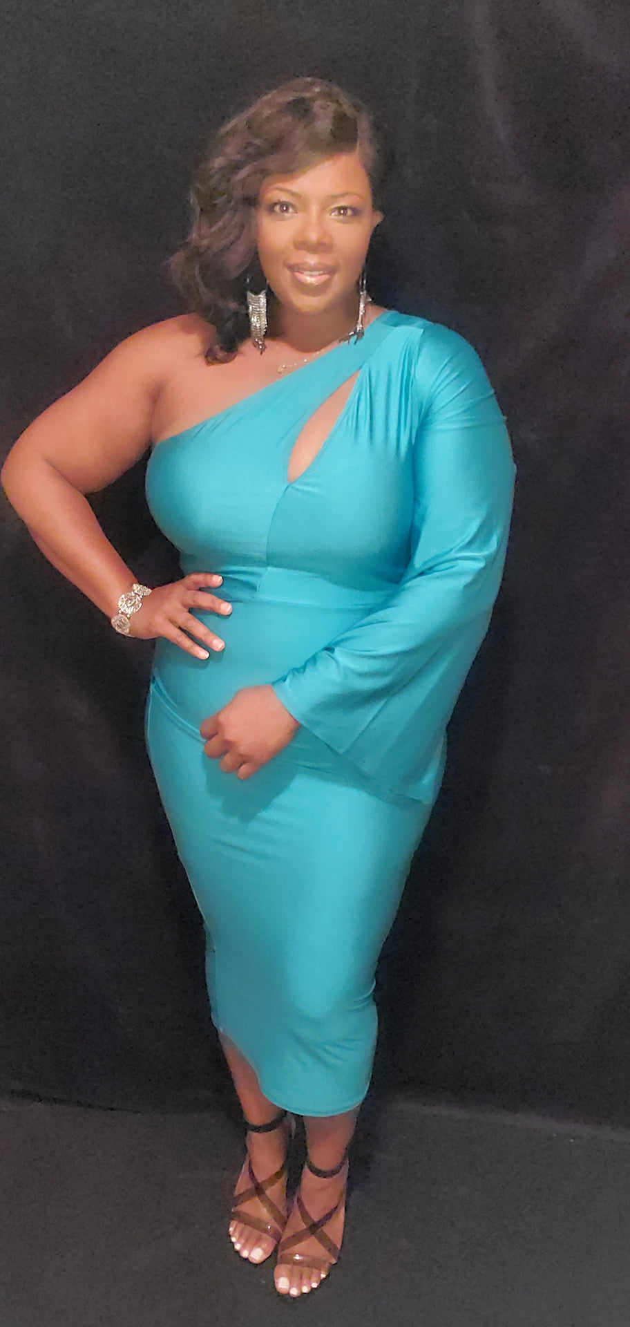 Bougie Brunch Midi Dress (Curvy)