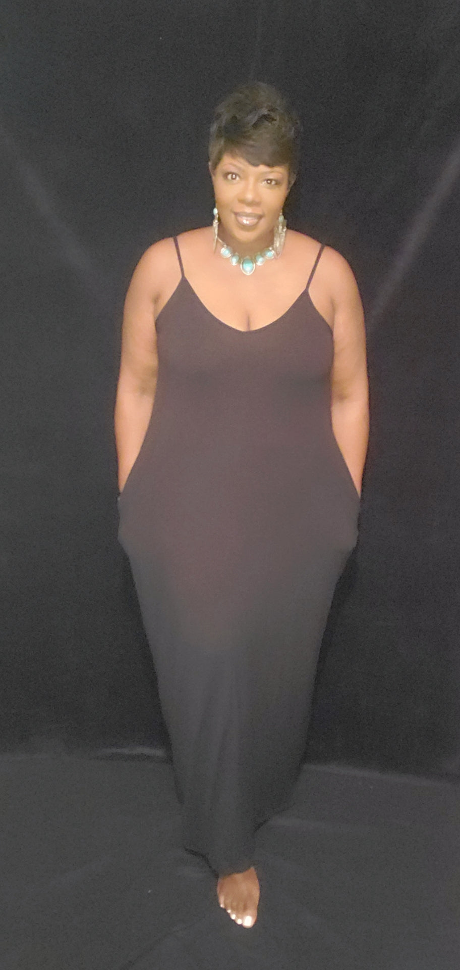 BLK -iQuetie Tank Dress